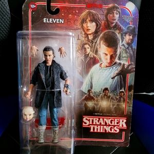 McFarlane Toys Stranger Things Series 3 Eleven Punk figure in package